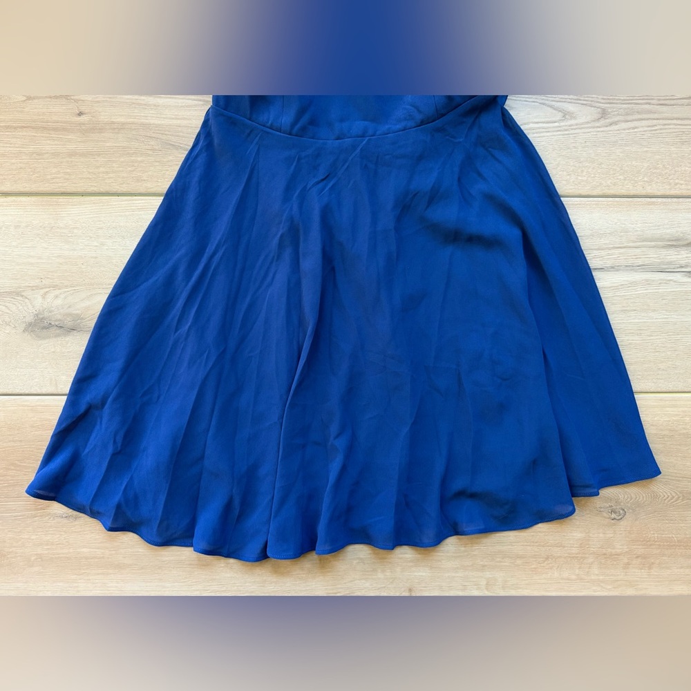NWT Lulus Navy Blue Cross-Back Dress Size M - Picture 6 of 7